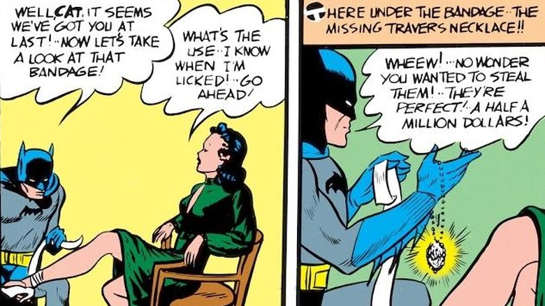 Batman and Catwoman from 1940's Batman #1
