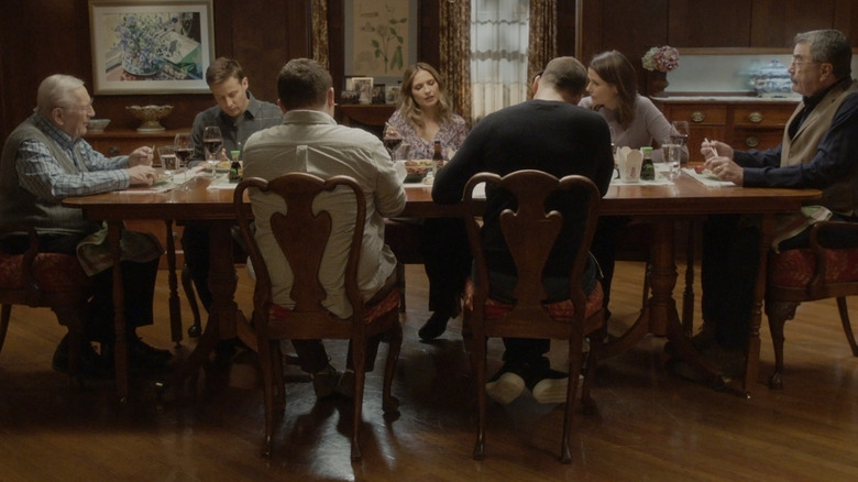 Reagan family having dinner