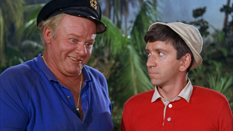 Gilligan and the Skipper talk to each other on Gilligan's Island (1964)