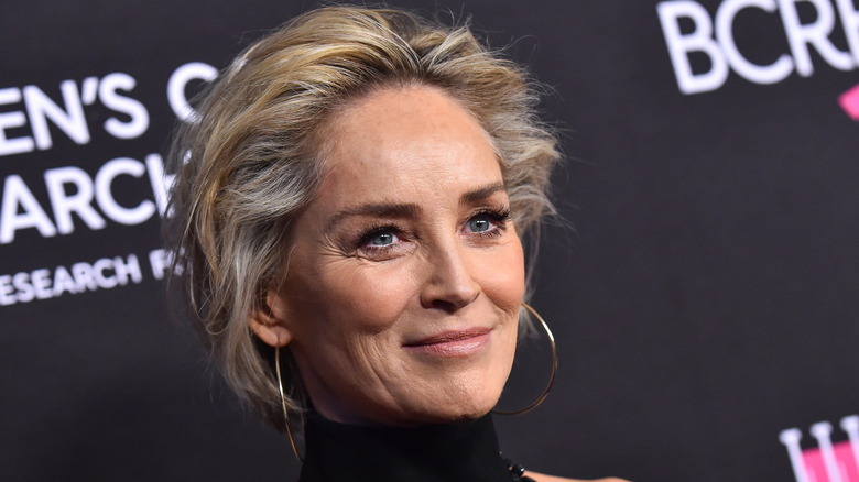 Sharon Stone on a red carpet
