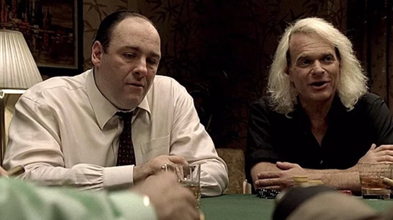 James Gandolfini and David Lee Roth on The Sopranos