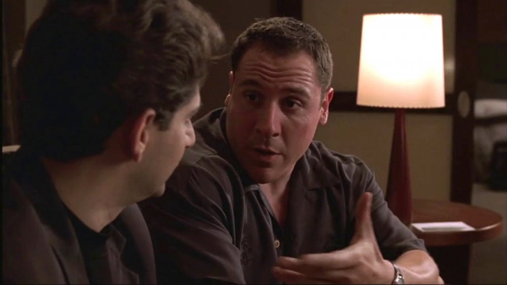 Jon Favreau and Michael Imperioli on The Sopranos