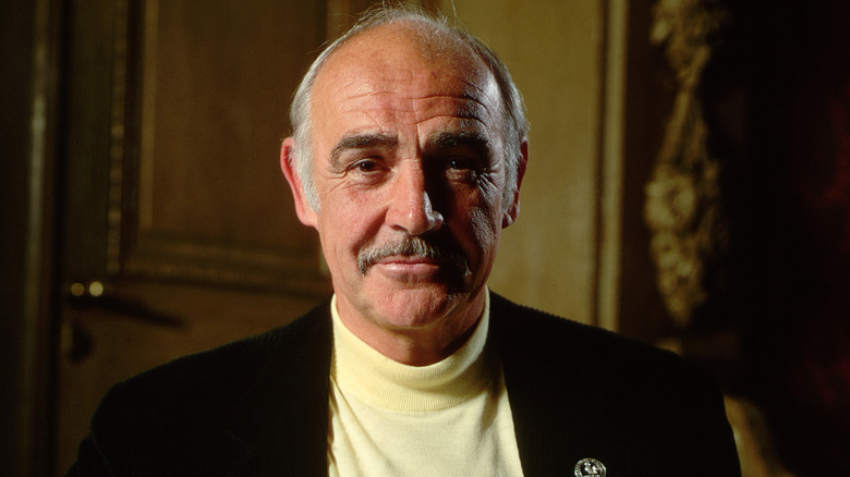 Sean Connery posing for portrait