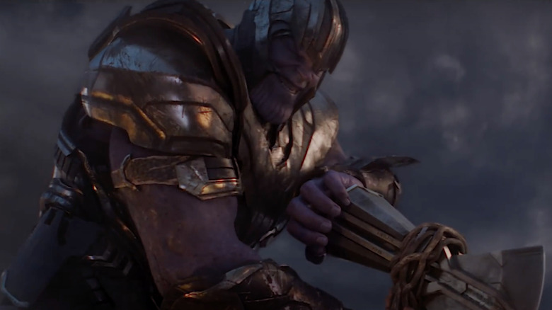 Josh Brolin and Chris Hemsworth in Avengers: Endgame