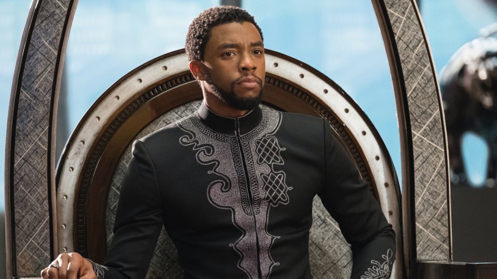 Chadwick Boseman as T'Challa in Black Panther