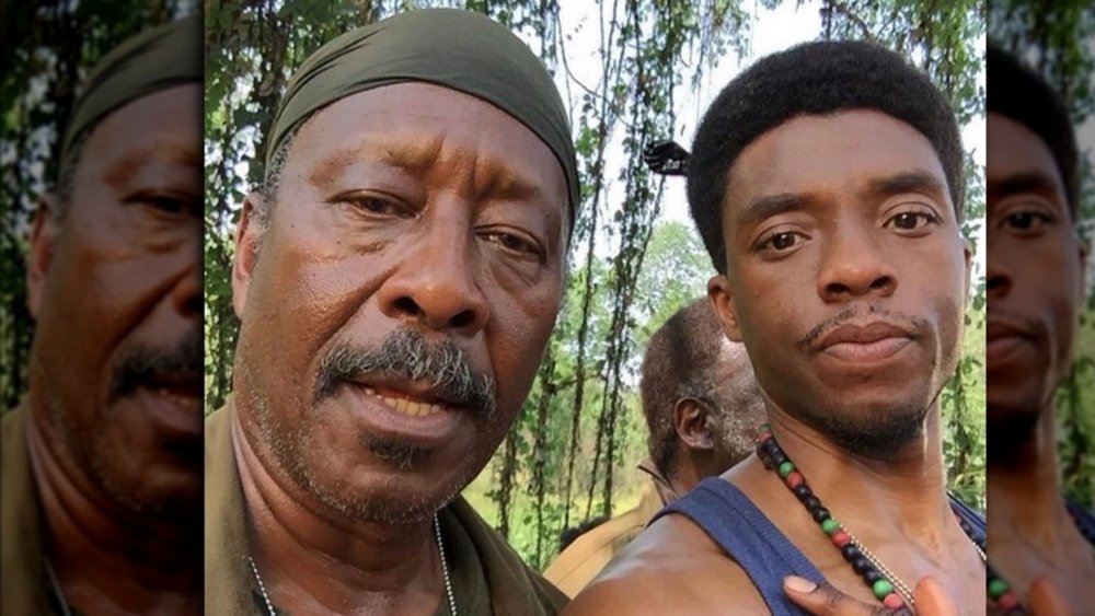 Clarke Peters and Chadwick Boseman