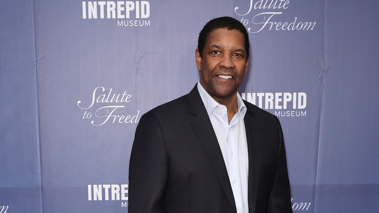 Denzel Washington smiling