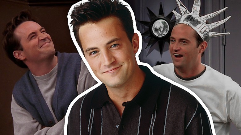A collage of Chandler Bing