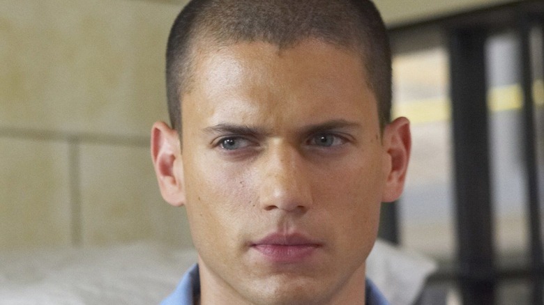 Michael Scofield glaring 