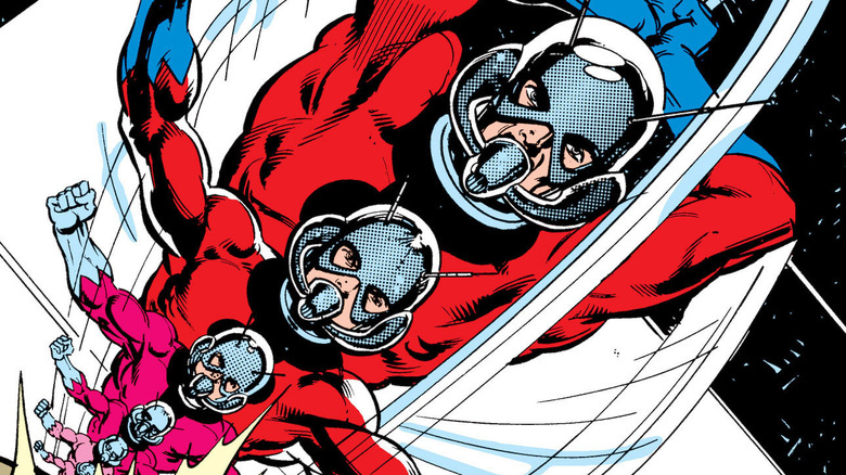 Comic Ant-Man shrinking