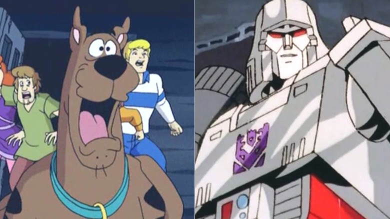 Scooby-Doo in "Scooby-Doo, Where Are You!" and Megatron in "The Transformers"
