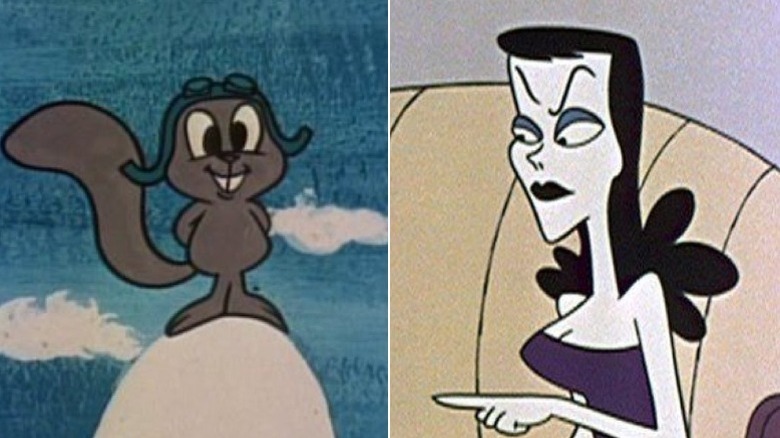 Rocky and Natasha in "The Adventures of Rocky and Bullwinkle" (1959-1964)