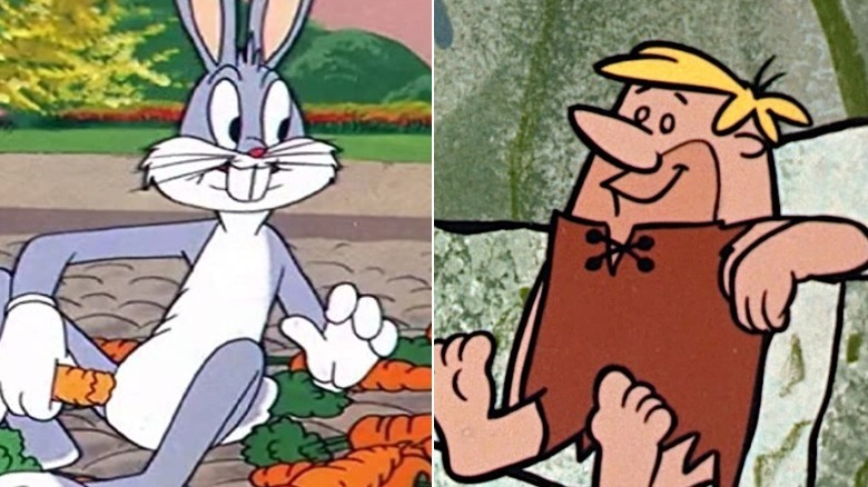 Bugs Bunny and Barney Rubble