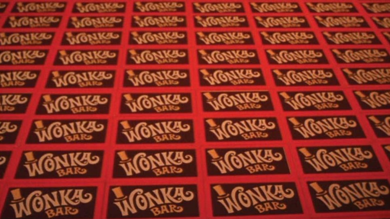 Scene from Willy Wonka and the Chocolate Factory