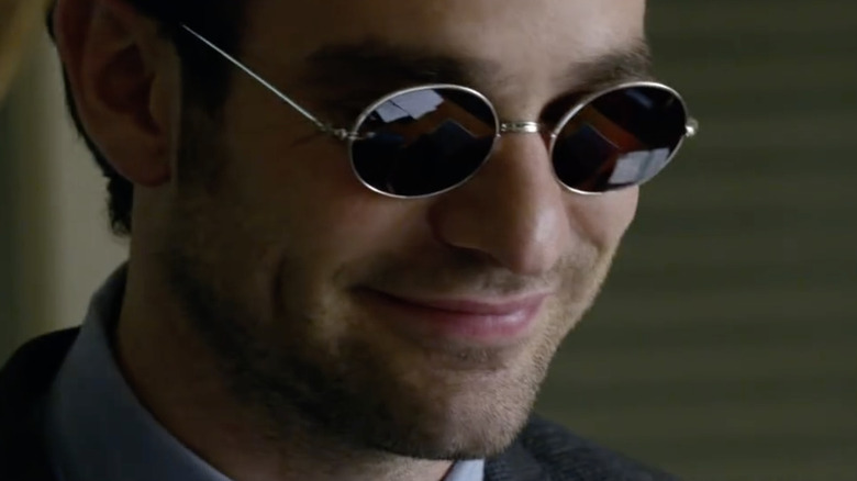 Matt Murdock wearing glasses and smiling