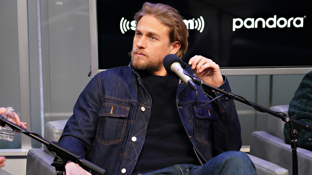 Charlie Hunnam during a Pandora session