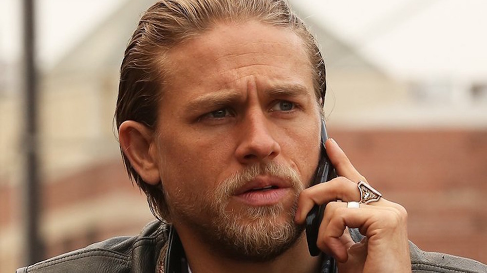 Charlie Hunnam as Jax Teller on Sons of Anarchy