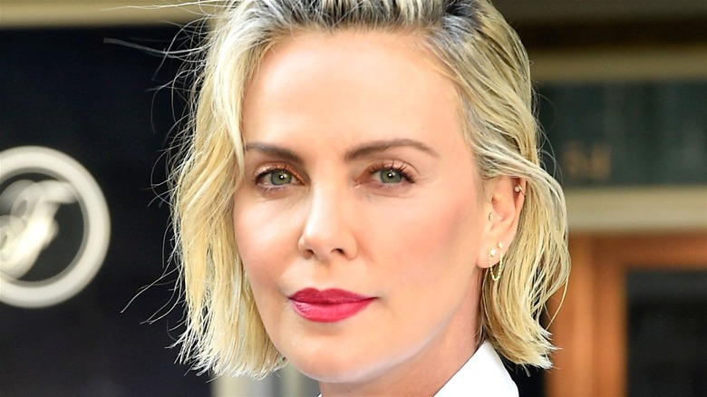 Charlize Theron smiling