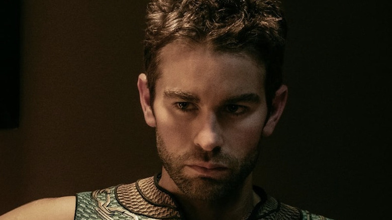Chace Crawford as The Deep scowling