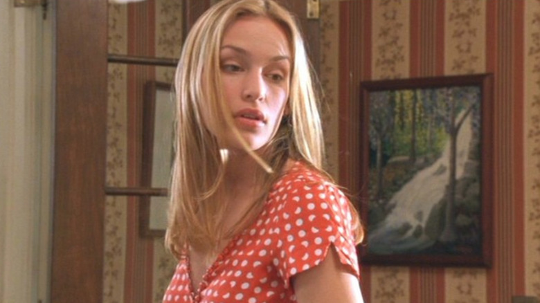 Piper Perabo Nora Baker polka dot dress