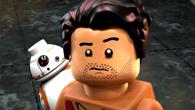 LEGO Poe Dameron looking confused