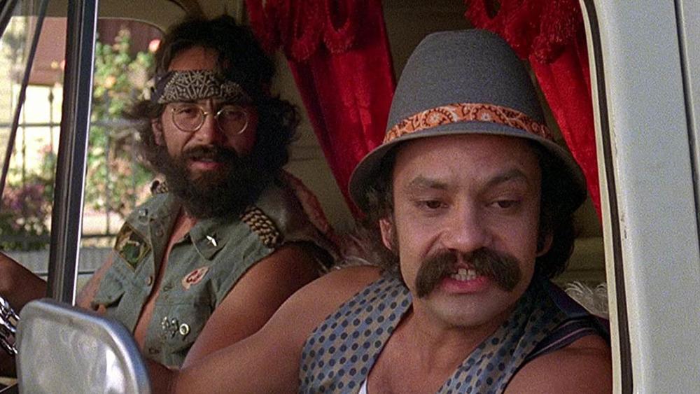 Cheech and Chong in van