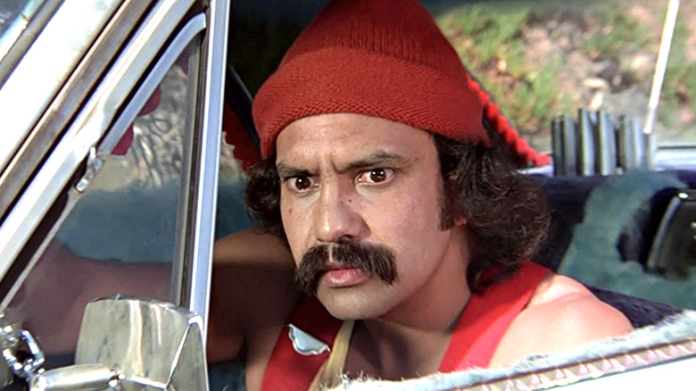 Cheech and Chong in the van