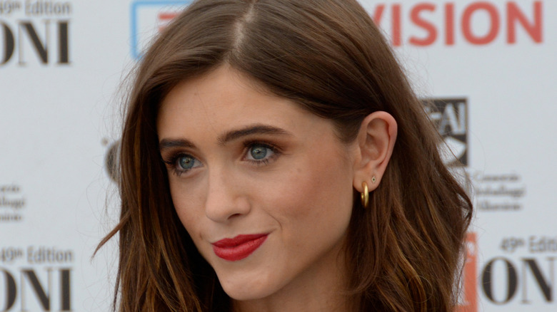 Natalia Dyer poses at event 