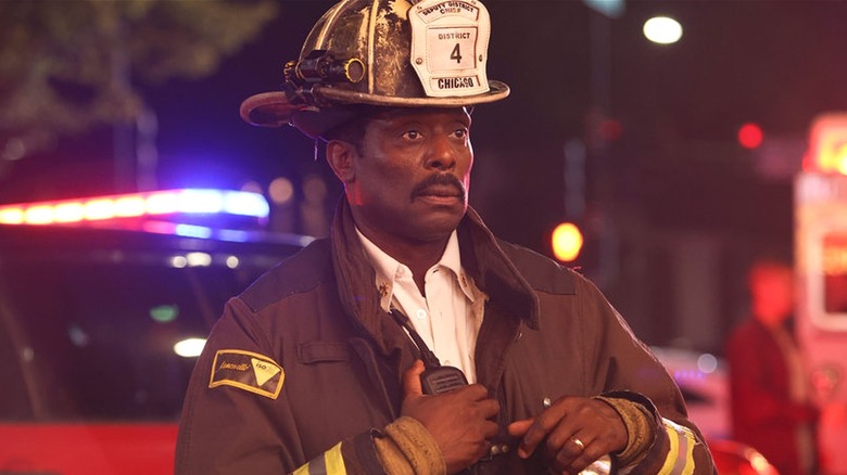 Chief Wallace Boden in firefighter gear