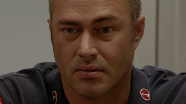 Severide raising an eyebrow