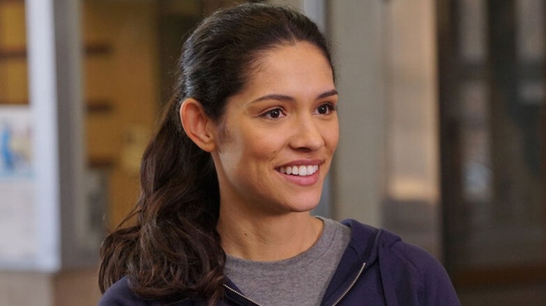 Stella Kidd smiling on "Chicago Fire" (2025)