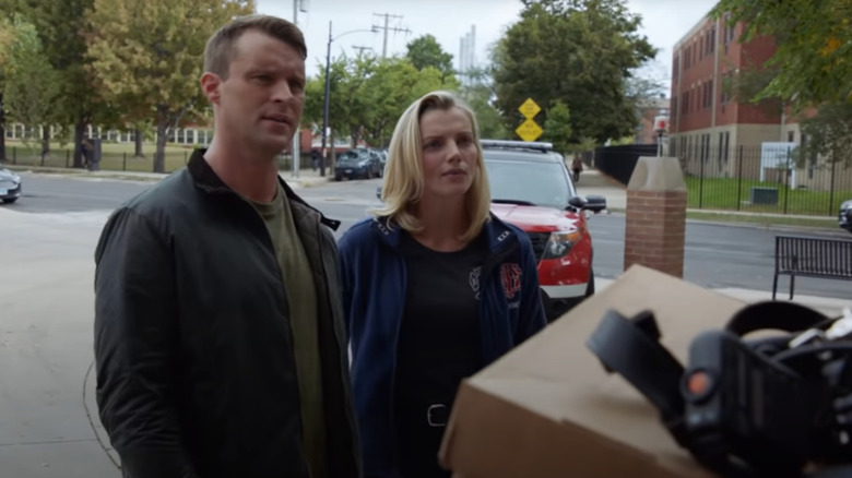 Captain Casey says goodbye to his crew in Chicago Fire