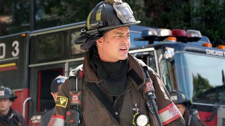 Kelly Severide in uniform