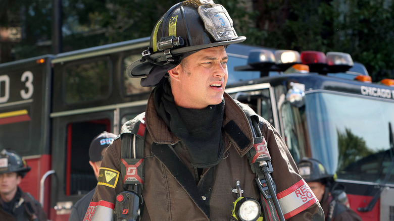 Kelly Severide in uniform