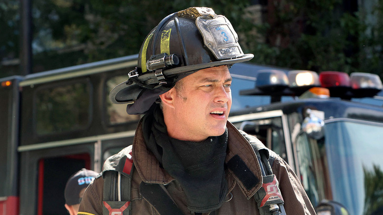 Kelly Severide in uniform