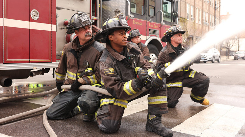 Chicago Fire cast hosing