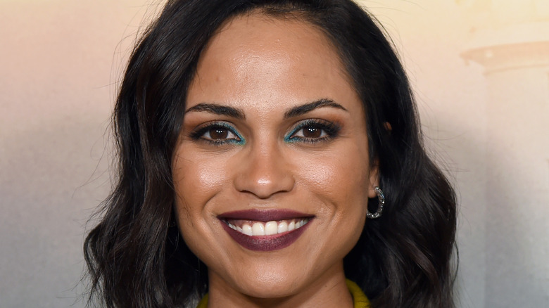 Monica Raymund smiling blue eyeliner 