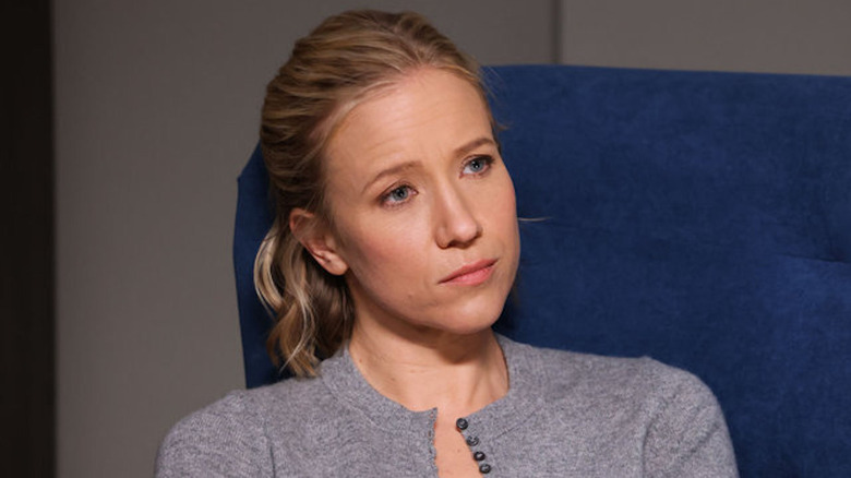 Hannah Asher sitting in blue chair