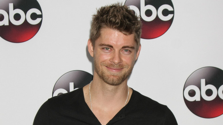 Luke Mitchell smiling