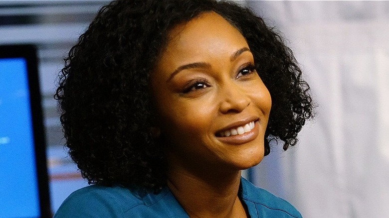 ER nurse April Sexton smiles on Chicago Med