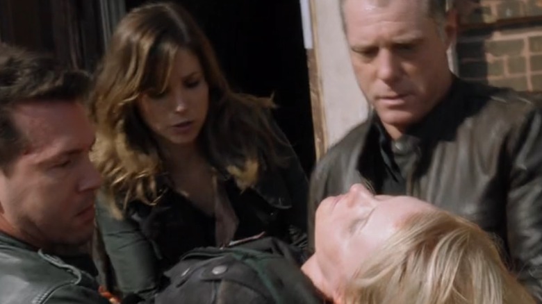 Jon Seda, Sophia Bush, Melissa Sagemiller, Jason Beghe in Chicago P.D.