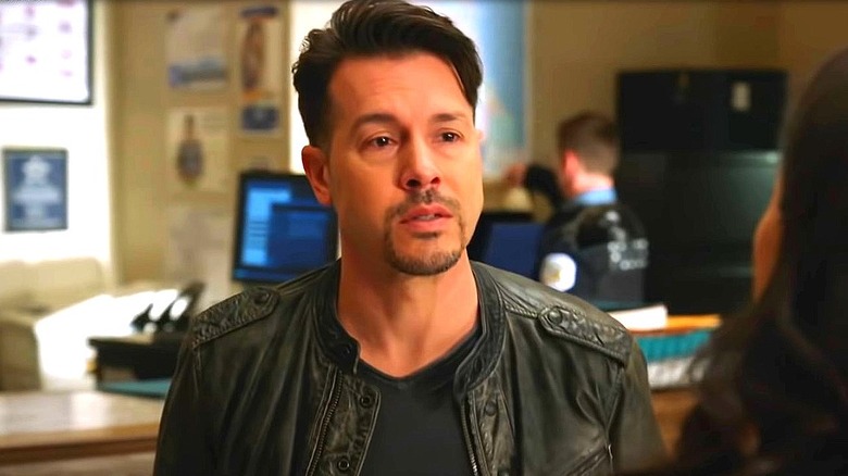 Antonio Dawson wearing a leather jacket