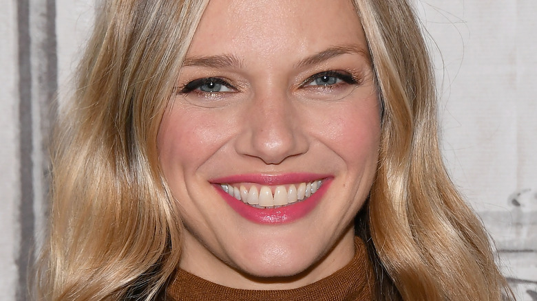 Tracy Spiridakos smiling