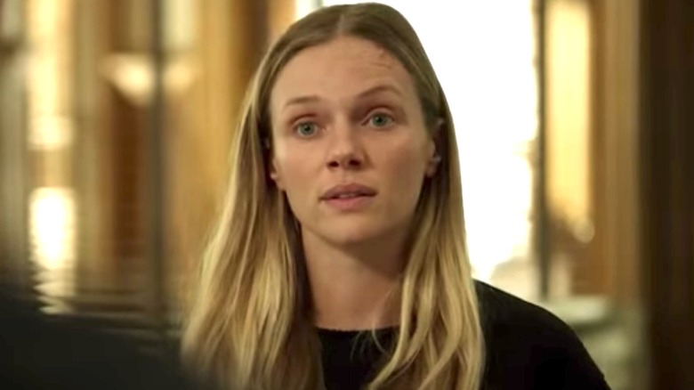 Spiridakos looking surprised