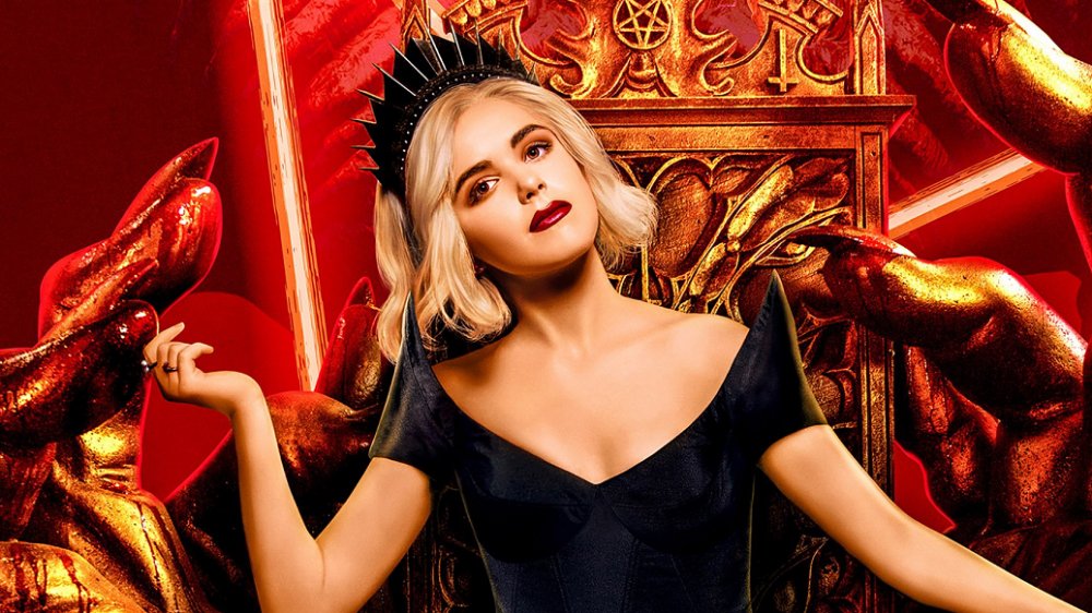 Kiernan Shipka as Sabrina Spellman on Netflix's Chilling Adventures of Sabrina