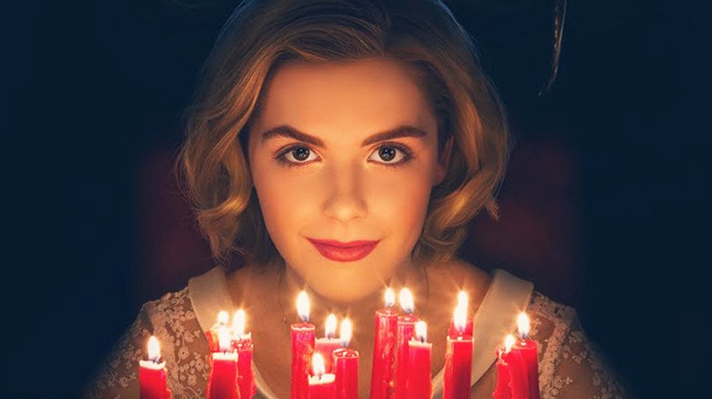 Kiernan Shipka as Sabrina Spellman on Chilling Adventures of Sabrina