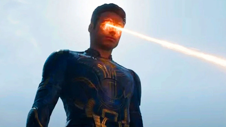 Ikkaris shooting lasers in The Eternals