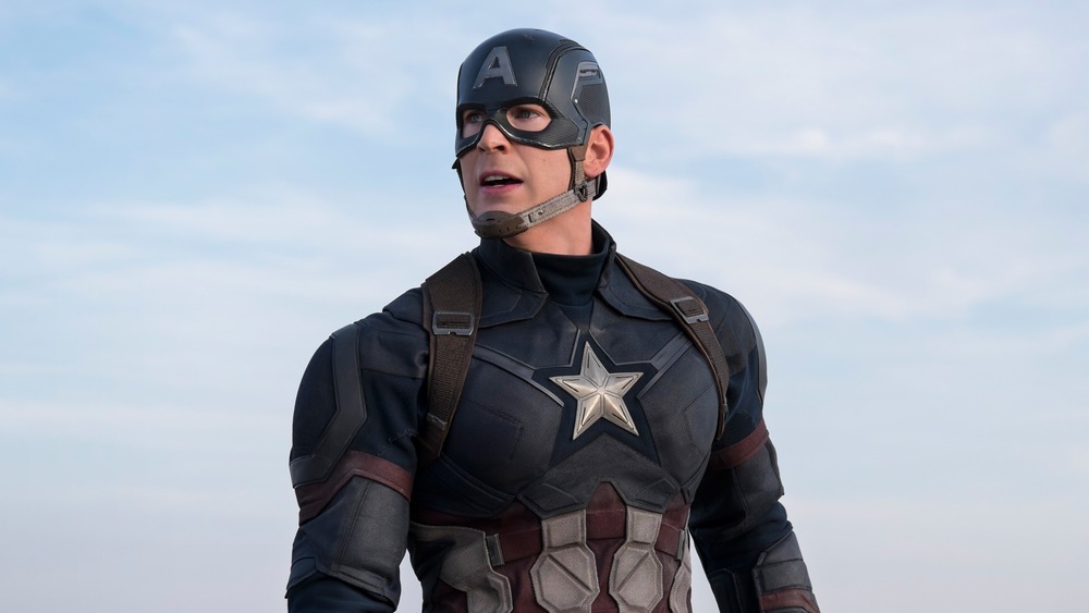 Captain America standing proud