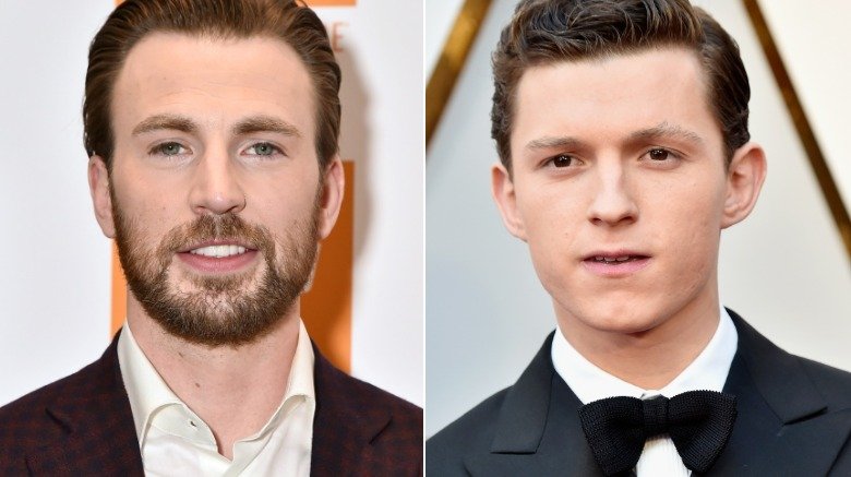 Chris Evans and Tom Holland