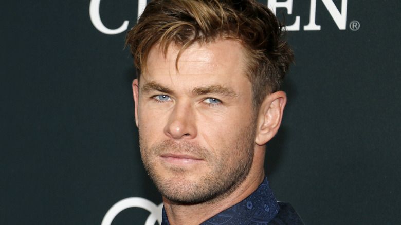 Chris Hemsworth at a movie premiere
